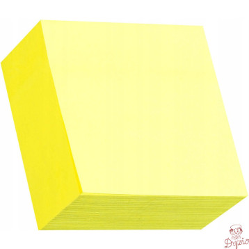 Bloczek STICKN 76x76mm 400k żółty neonowy 21010