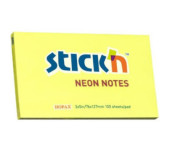 Bloczek STICKN 127x76mm żółty neonowy 100k 21135 STICKN
