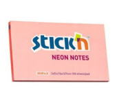 Bloczek STICKN 127x76mm różowy neonowy 100k 21170 STICKN