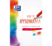 Blok rysunkowy szkolny A3 biały 20 kartek 120g 400093197 OXFORD