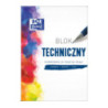 Blok techniczny szkolny A4 biały 10 kartek 250g 400093199 OXFORD