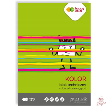 Blok techniczny kolor A4 170g 3550 2030-09 HAPPY COLOR