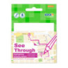 Notes samoprzylepny 76x76mm 50k przezroczysty STICK`N 21712