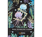 Blok techniczny szkolny A4 czarne kartki 10 kartek 160g 400176681 TOP 2000