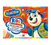 Blok rysunkowy A4 kolorowy 80g. 16kartek BAMBINO