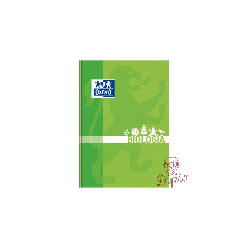 Zeszyt szkolny A5 przedmiotowy 80 kartek w kratkę BIOLOGIA 400128286 OXFORD