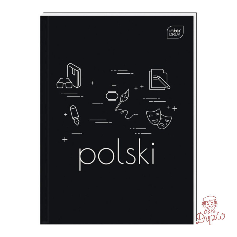Brulion A5 80k linia 70g Język Polski INTERDRUK