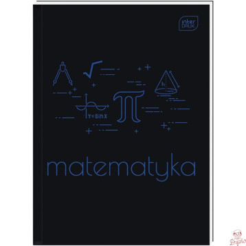 Brulion A5 80k kratka 70g Matematyka INTERDRUK