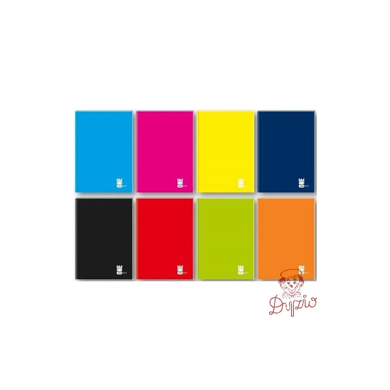 Brulion A6 96k.kratka kol. ONE COLOR