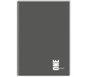 Brulion A5 96 kratka kol.ONE COLOR 0765 INTERDRUK