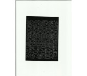 Litery samoprzylepne 1,5cm (8) czerwone ARTDRUK