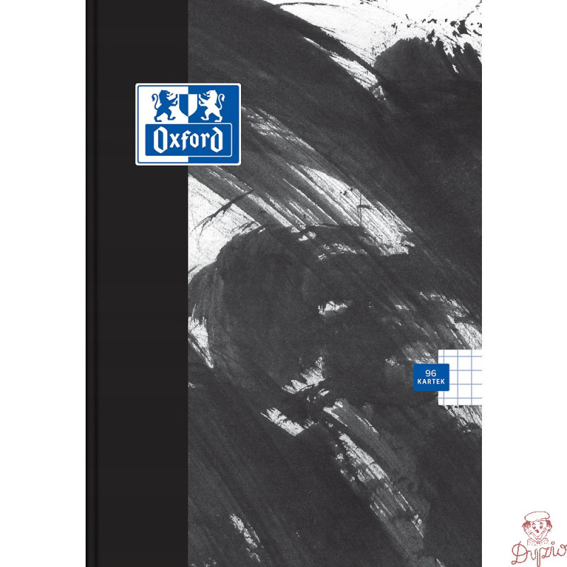 Zeszyt szkolny z twardą okładką A5 Brulion 96 kartek w kratkę PAINT 400170338 OXFORD