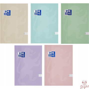 Zeszyt szkolny A5 Brulion 96 kartek w kratkę pastelowy TOUCH PASTEL 400175292 OXFORD