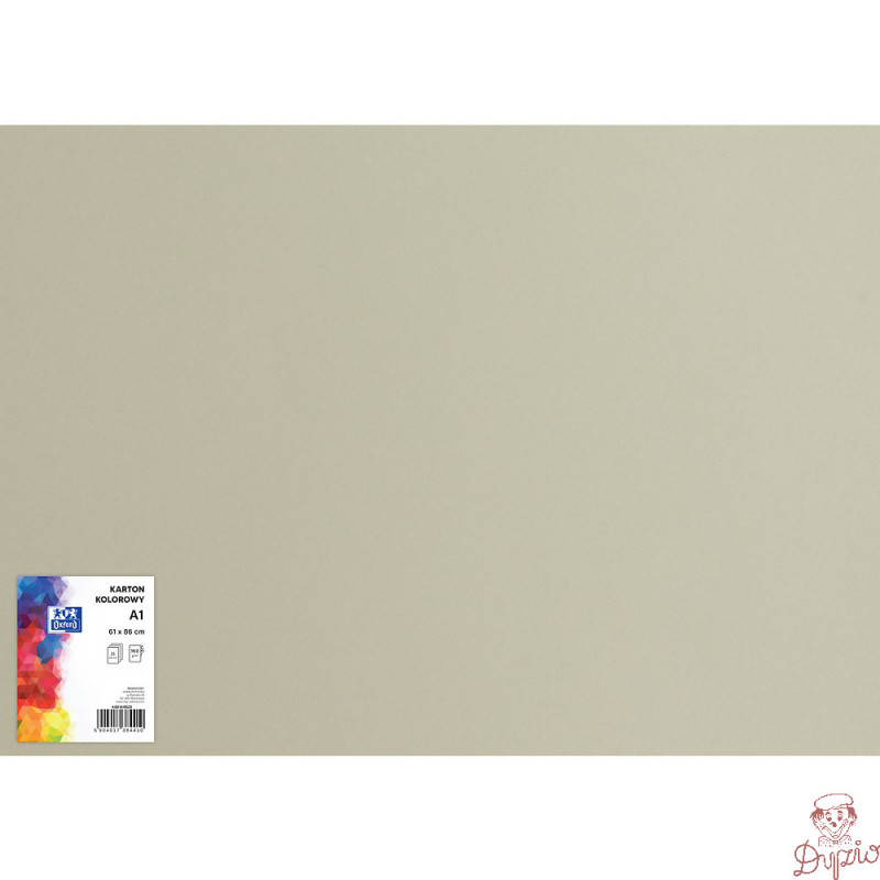 Blok karton kolorowy CREATINIO A1 160g 25 arkuszy nr.94 szary 400149523 TOP 2000