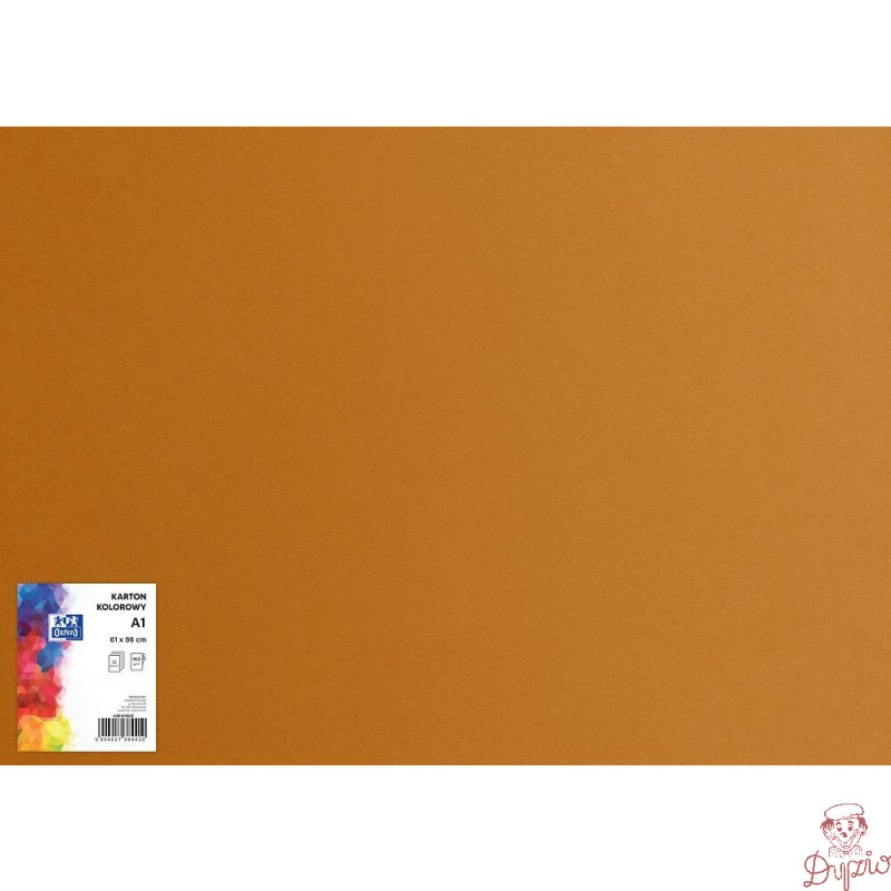 Blok karton kolorowy CREATINIO A1 160g 25 arkuszy nr.19 brązowy 400149528 TOP 2000