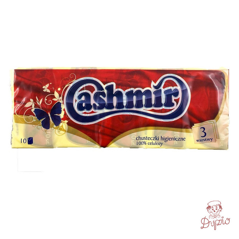 Chusteczki higieniczne 3 warstwy 10x10 234384 CASHMIR