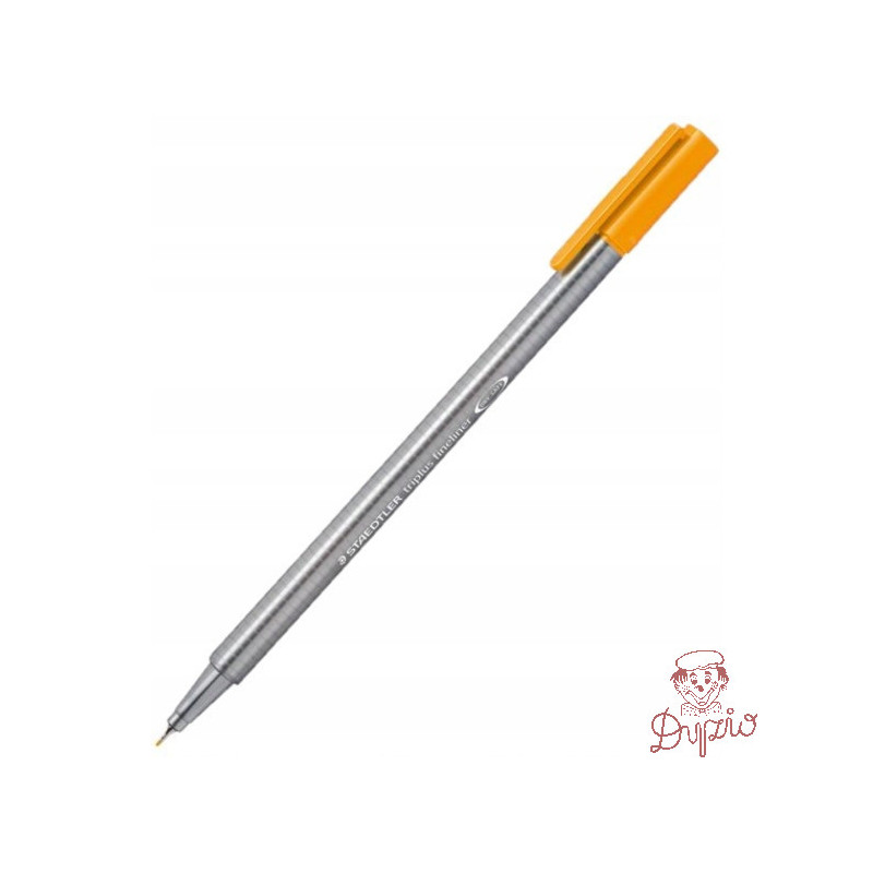 Cienkopis TRIPLUS FIN jasny pomarańczowy STAEDTLER 334-43 0.3