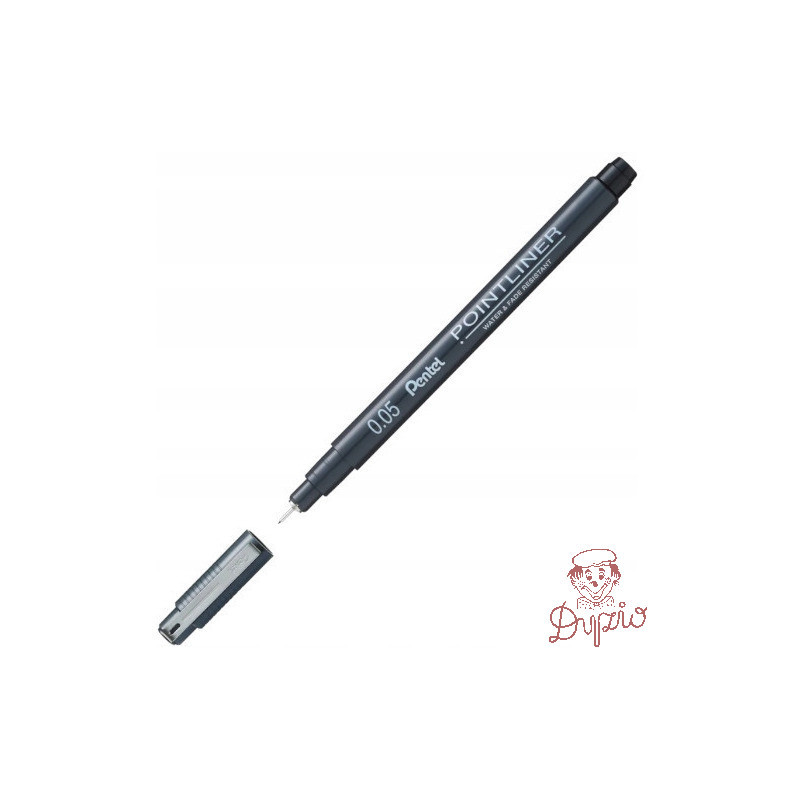 Cienkopis POINTLINER 0.05mm czarny S20P-05A PENTEL