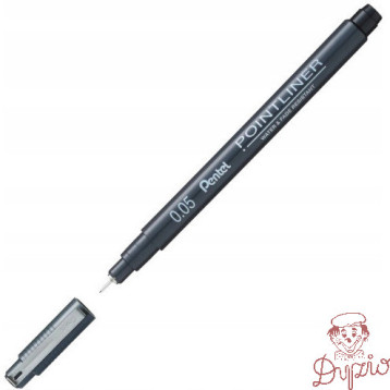 Cienkopis POINTLINER 0.05mm czarny S20P-05A PENTEL