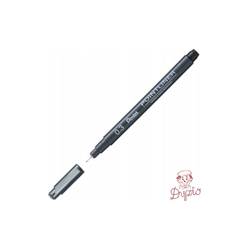 Cienkopis POINTLINER 0,3mm czarny S20P-3A PENTEL