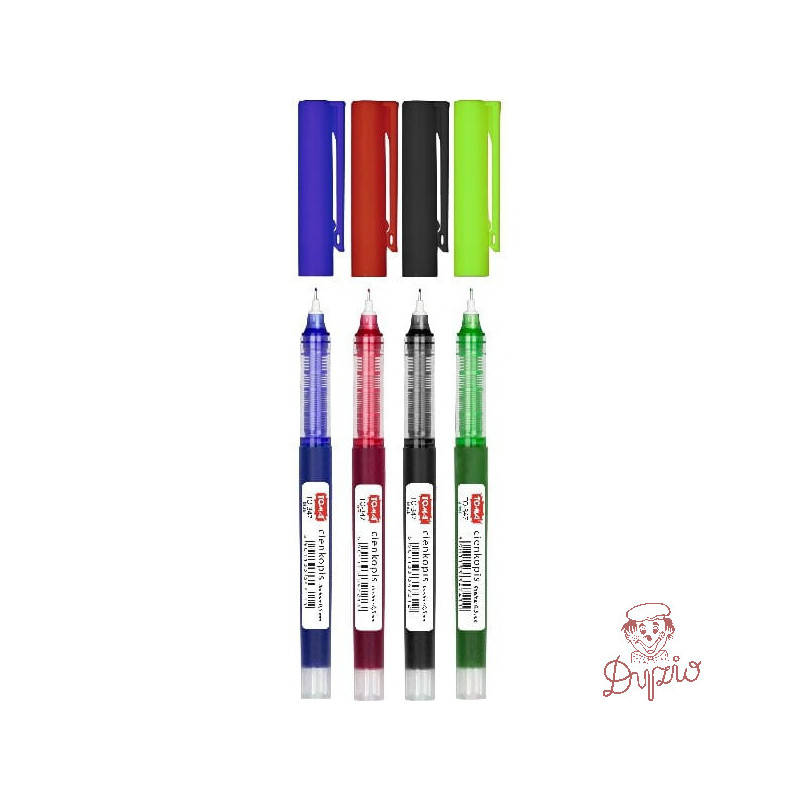 Cienkopisy kapilarne 0,5mm 4 kolory TO-347 TOMA
