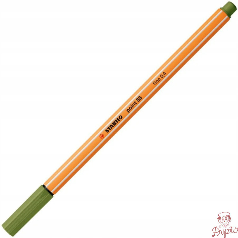 Cienkopis STABILO point 88/ 0.4mm zieleń mchu