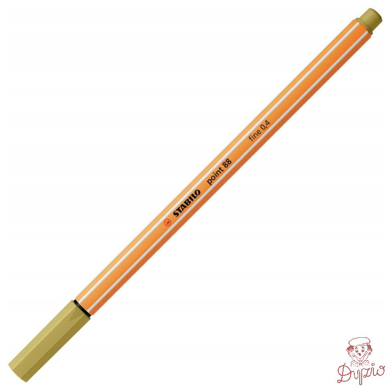 Cienkopis STABILO point 88/66 0.4mm khaki