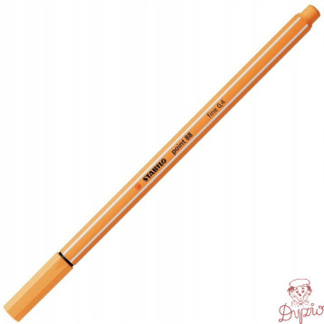 Cienkopis STABILO point 88/85 0.4mm papaja