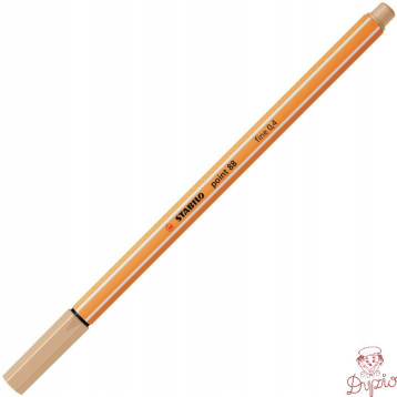 Cienkopis STABILO point 88/86 0.4mm cielisty/beige
