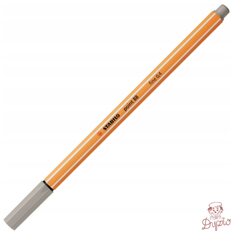 Cienkopis STABILO point 88/93 0.4mm szary ciepły