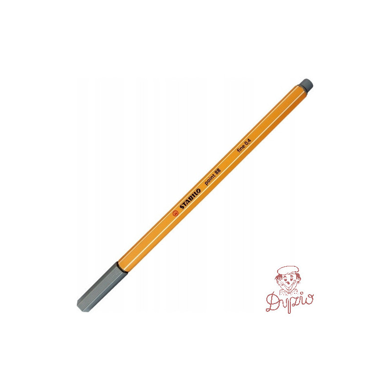 Cienkopis STABILO point 88/96 0.4mm szary ciemny