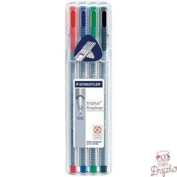 Cienkopis TRIPLUS FIN 4szt 0.3 STAEDTLER 334 -SB4