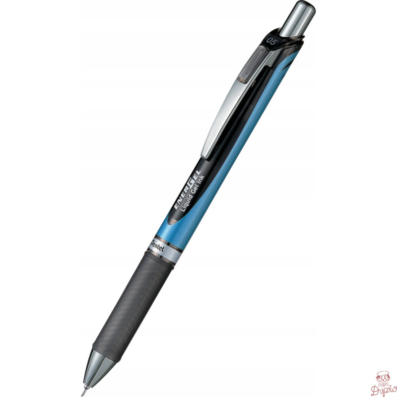 Cienkopis kulkowy BLN75-A czarny PENTEL ENERGEL z płynnym tuszem żelowym