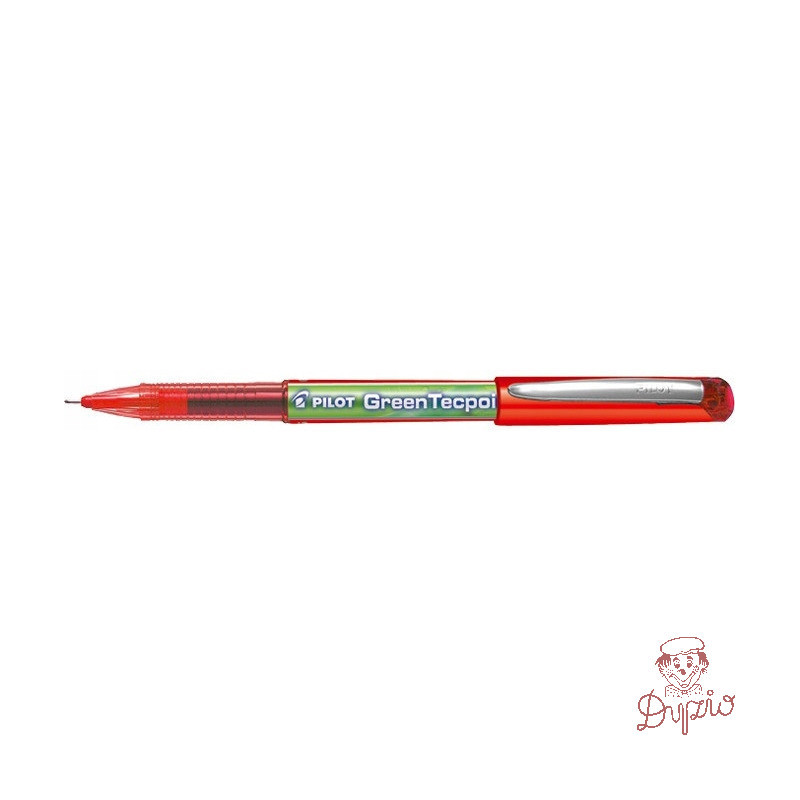 Cienkopis kulkowy GREENTECPOINT BG czerwony BX-GR5-R-BG PILOT