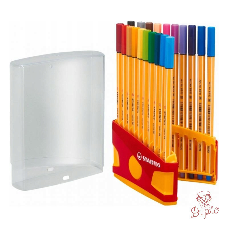 Cienkopis STABILO point 88 komplet 20szt COLOR PARADE 8820-03