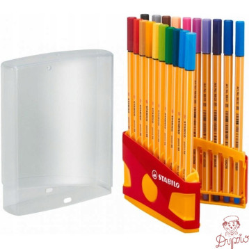 Cienkopis STABILO point 88 komplet 20szt COLOR PARADE 8820-03