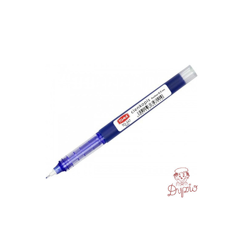 Cienkopis kapilarny 0,5mm niebieski TO-347 TOMA