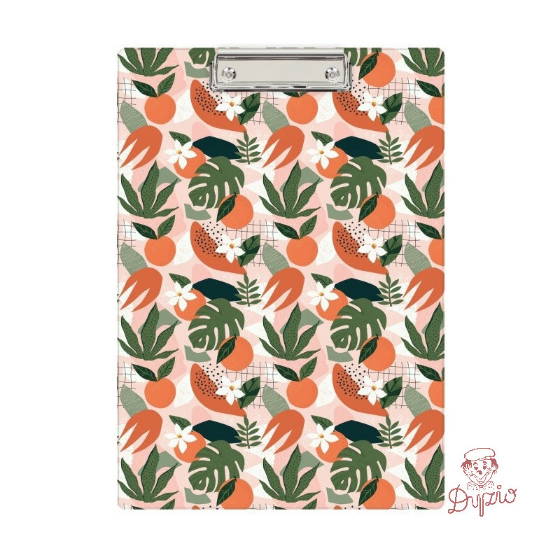 Deska z klipem A4 z nadrukiem TROPICAL KHN-01-43 BIURFOL