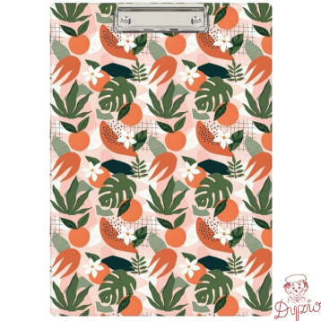 Deska z klipem A4 z nadrukiem TROPICAL KHN-01-43 BIURFOL
