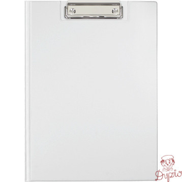 Teczka z klipem zamykana Clipboard A4 biała KL-04/KH-04-10 BIURFOL