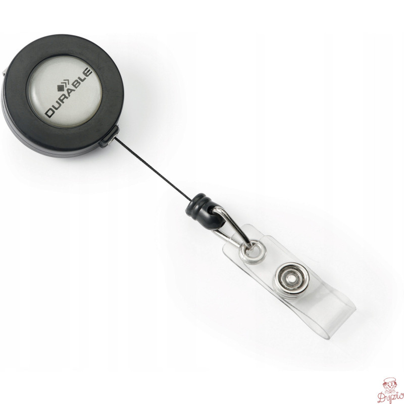 Mechanizm ściągający z klipsem (10 sztuk) antracyt 815258 DURABLE