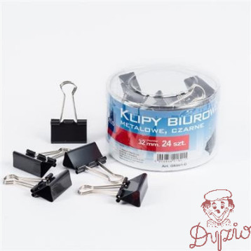 Klipy 32mm 24szt. GK001-D TETIS