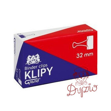 Klip biurowy 32mm do grubszych dokumentów (1 1/4 cala) 110-1094 GRAND
