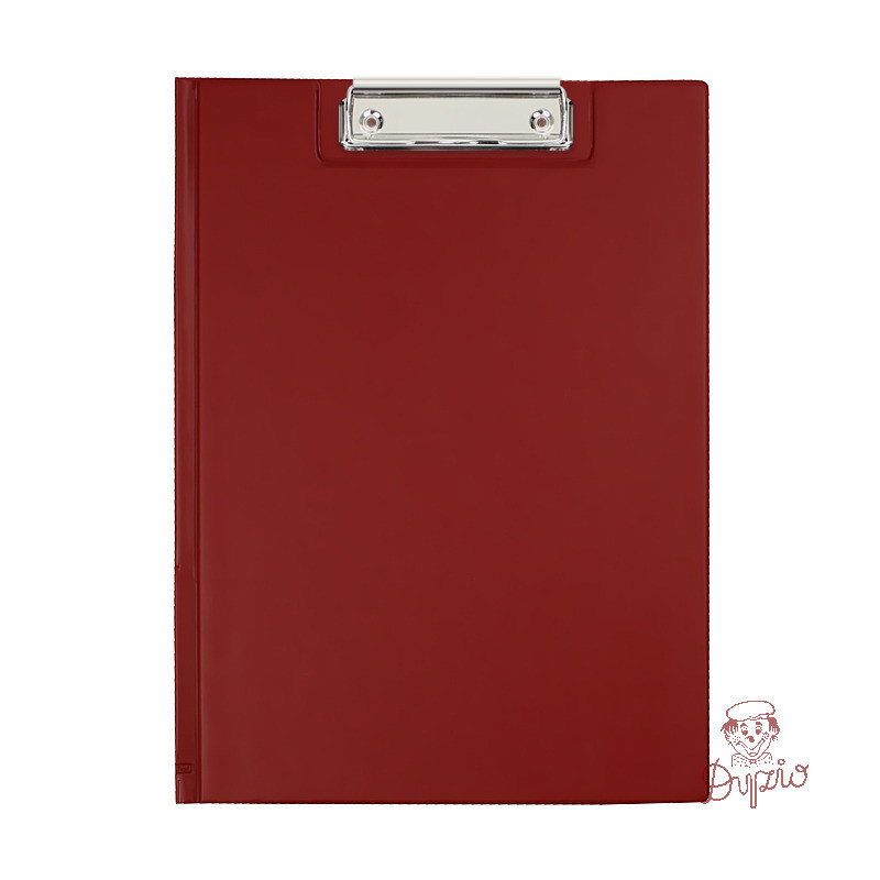 Teczka z klipsem na dokumenty Clipboard A4 bordowa KH-04-05 BIURFOL