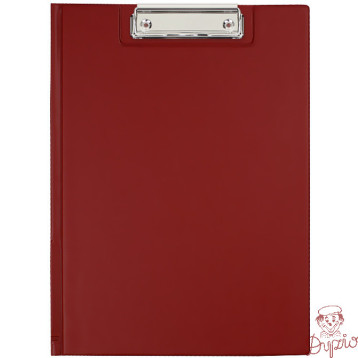 Teczka z klipsem na dokumenty Clipboard A4 bordowa KH-04-05 BIURFOL