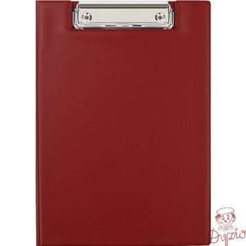 Teczka z klipem zamykana Clipboard A5 bordowa KH-03-05 BIURFOL