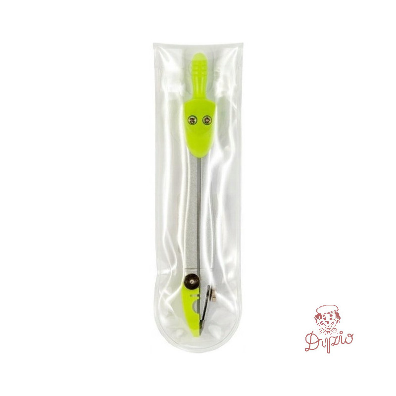 Cyrkiel szkolny z grafitem 2mm PC-100 zielony TT8003 PENMATE