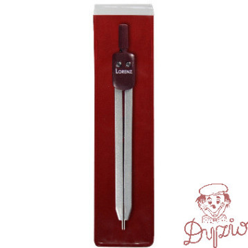 Cyrkiel kroczkowy 200/P etui LORENZ