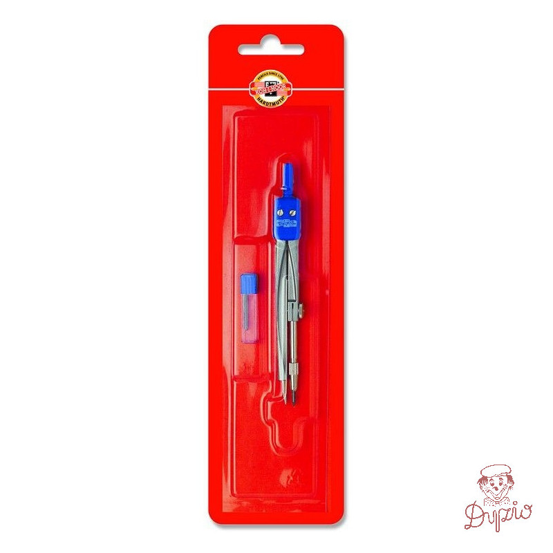 Cyrkiel szkolny z grafitem - blister 9992B04901 KOH-I-NOOR