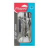 Cyrkiel MAPED STUDY w zestawie 10 elementów - metalowe etui 019409
